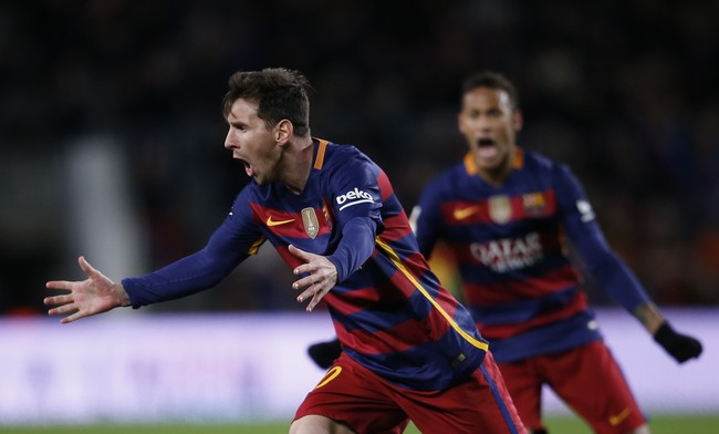 Messi Barcelona Espanyol (Foto: AP)