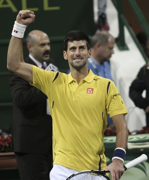 Novak Djokovic vence Tomas Berdych e vai à final do ATP de Doha (Foto: Reuters)