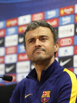 Luis Enrique coletiva Barcelona (Foto: EFE)