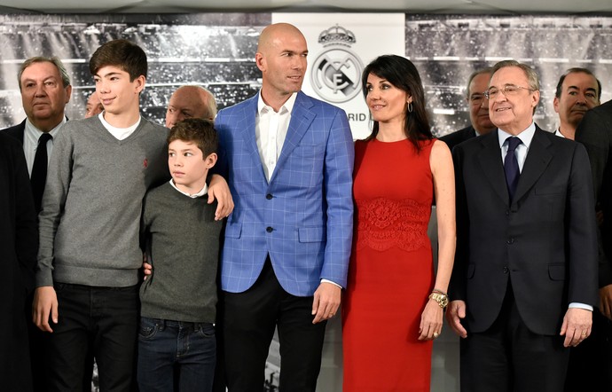 Zidane apresentação Real Madrid (Foto: AFP)