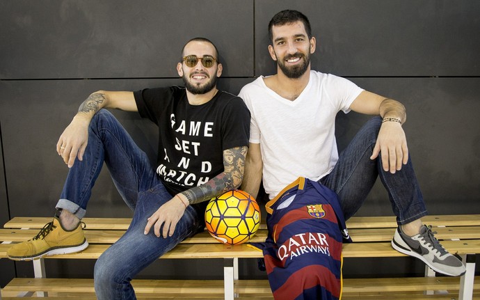 Arda Turan e Aleix Vidal Barcelona (Foto: Getty Images)