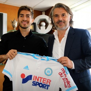 Lucas Silva no Olympique de Marselha (Foto: Divulgação / Olympique de Marselha)