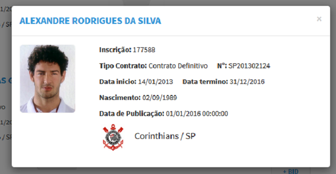 No BID, Pato volta a ser jogador do Corinthians (Foto: Reprodução)