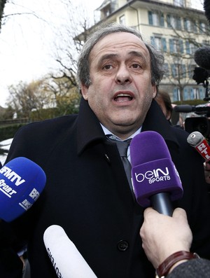 Michel Platini audiência TAS (Tribunal Arbitral do Esporte) (Foto: REUTERS/Denis Balibouse)