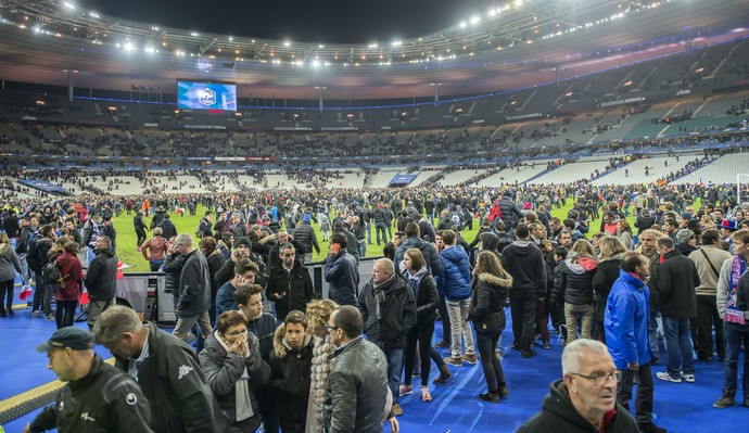 Torcida Stade de France França Alemanha (Foto: Getty Images)