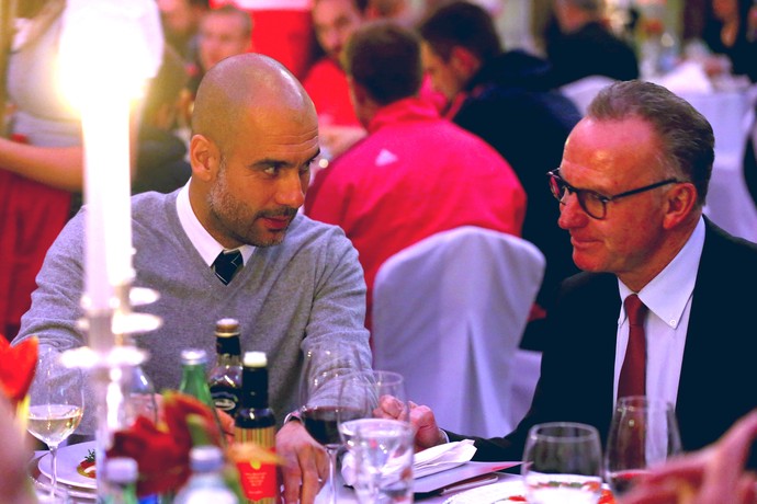 Pep Guardiola Rummenigge Bayern (Foto: Getty Images)