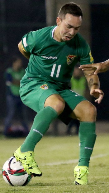 Paulo Da Silva Damian Lizio Bolivia x Paraguai (Foto: EFE)