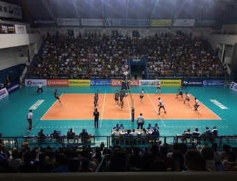 Vôlei Taubaté levou a melhor sobre o São José Vôlei (Foto: Karen Schmitt/TV Vanguarda)