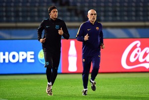 Neymar treino Barcelona Yokohama Mundial (Foto: AFP)