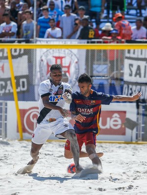 Barcelona e Vasco da Gama final do Mundialito de Clubes no Rio de Janeiro (Foto: beachsoccer.com/Marcello Zambrana)