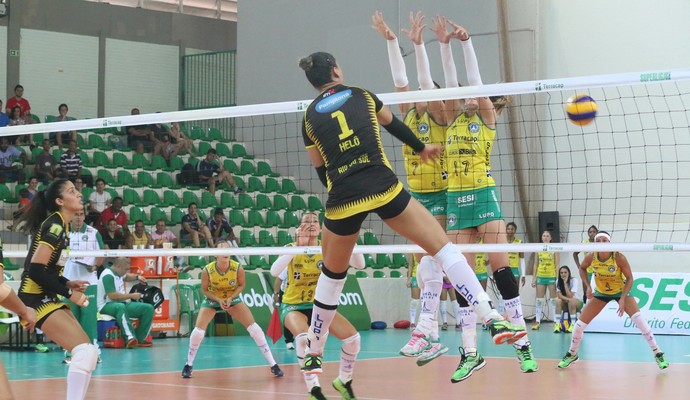 Rio do Sul x Brasília, Superliga de vôlei feminino (Foto: Clóvis Eduardo Cuco/Rio do Sul)