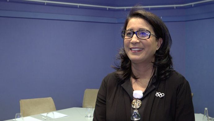  Nawal El Moutawakel - chefe da Comissão de Coordenação do Rio 2016 (Foto: Claudia Garcia)