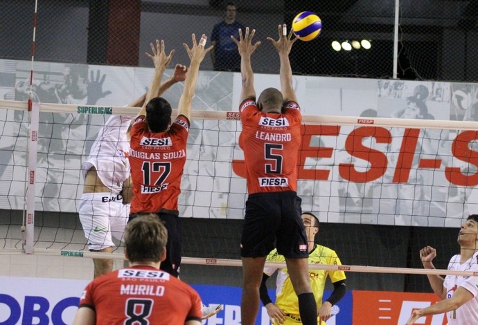 Sesi-SP X Juiz de Fora- Superliga Masculina (Foto:  Biratan Aricó Jr.)