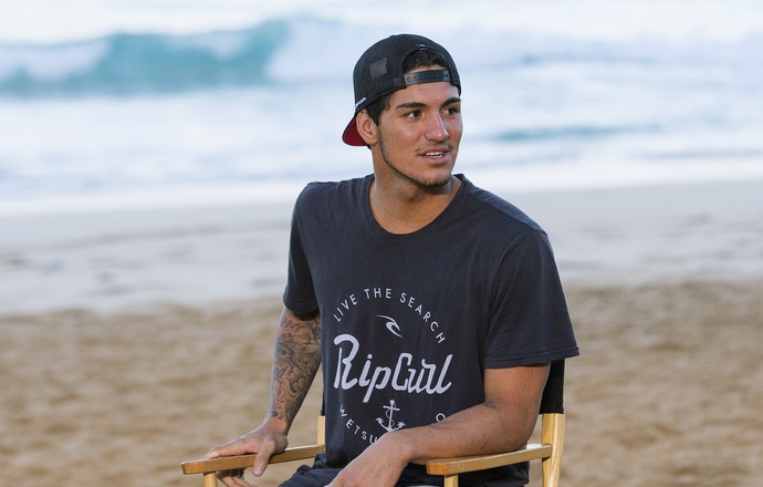 Gabriel Medina em Pipeline, no Havaí (Foto: WSL / Kirstin Scholtz)