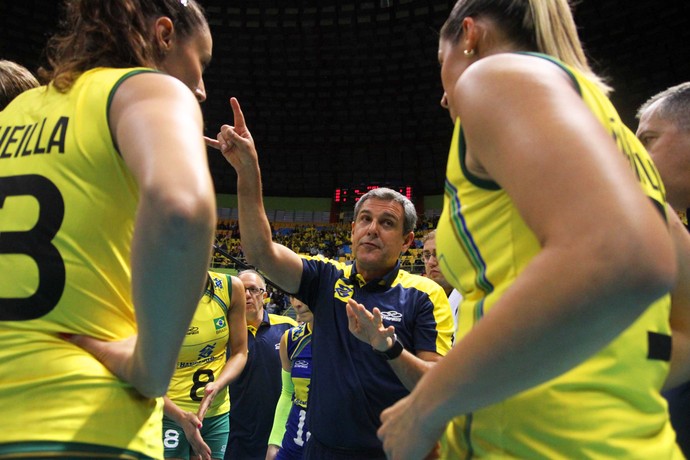 José Roberto Guimarães Dani Lins Sheilla Grand Prix São Paulo (Foto: Divulgação/FIVB)