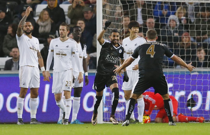 Swansea Leicester Inglês (Foto: Reuters)