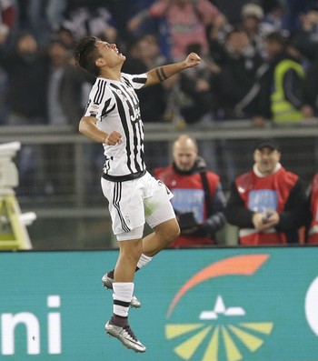 Paulo Dybala Juventus x Lazio (Foto: AP)