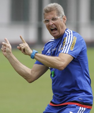 oswaldo treino gavea (Foto: Gilvan de Souza/ Flamengo)