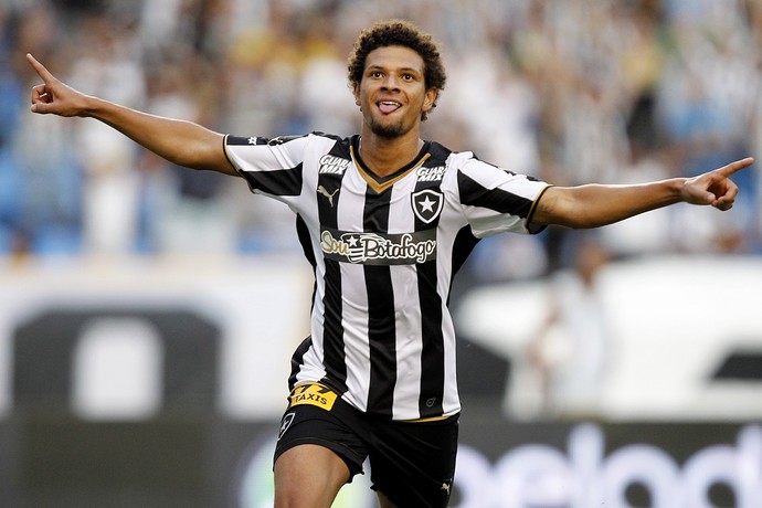 Willian Arão Botafogo x Vitória (Foto: Vitor Silva / SSPress)