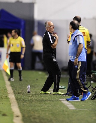 Santos x Palmeiras Dorival Marcelo Oliveira (Foto: Marcos Ribolli)