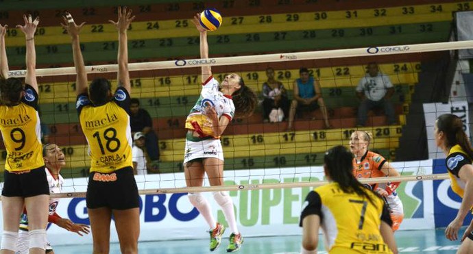 Vôlei Bauru x São Bernardo, Nayara Félix, Campeonato Paulista (Foto: Marina Beppu / Vôlei Bauru)