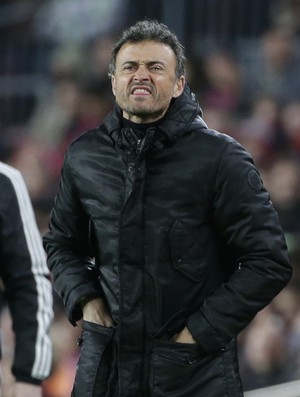 Luis Enrique Barcelona x Roma (Foto: AP)