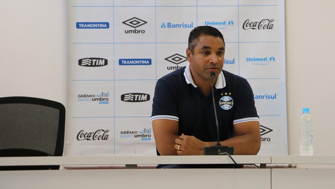 Roger Machado técnico Grêmio (Foto: Eduardo Moura/GloboEsporte.com)