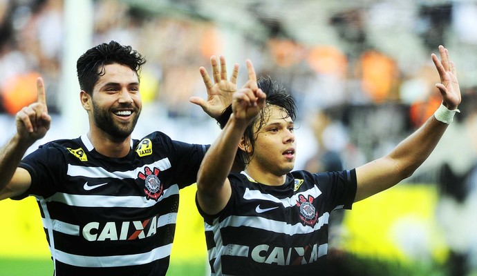 Corinthians x São Paulo romero  (Foto: Marcos Ribolli)