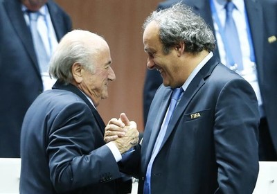 Platini e Blatter (Foto: Reuters)