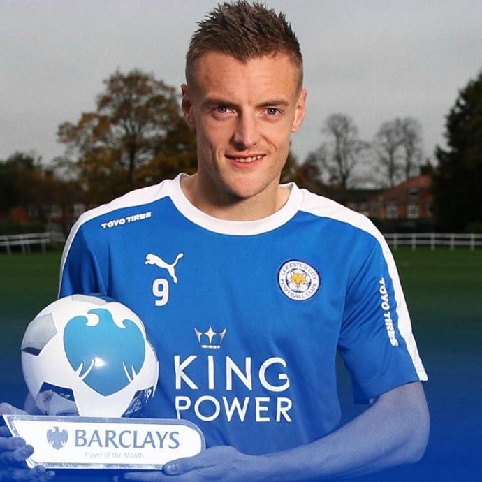 Jamie Vardy - Leicester (Foto: Reprodução/ Facebook)