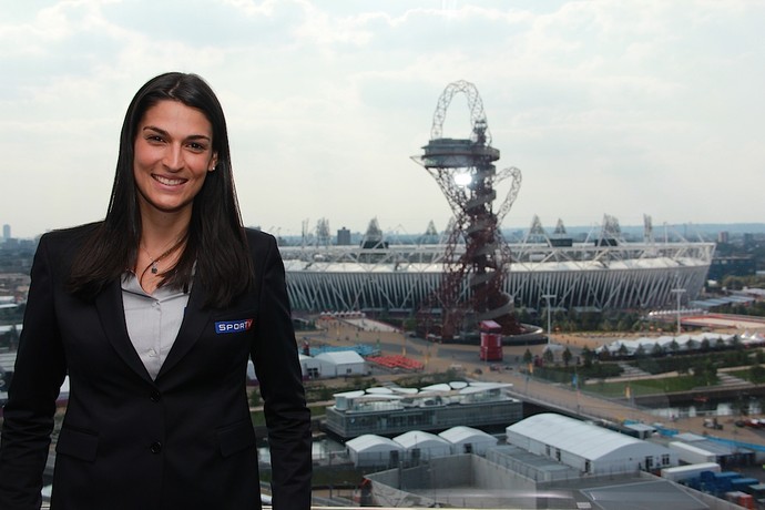 Mariana Brochado, comentarista do SporTV (Foto: Thiago Lavinas/ SporTV.com)