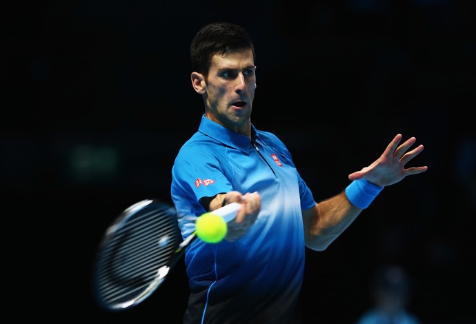 Novak Djokovic no ATP Finals (Foto: Getty Images)