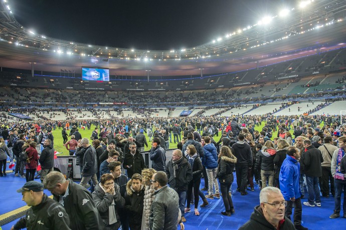 Torcida Stade de France França Alemanha (Foto: Getty Images)