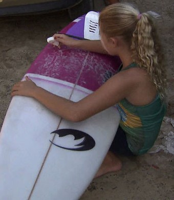 Pâmella Mel se prepara para o campeonato nacional (Foto: TV Globo)