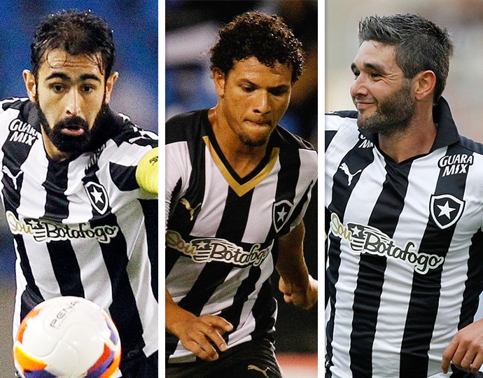 Renan Fonseca, Willian Arão e Navarro - BOTAFOGO (Foto: infoesporte)