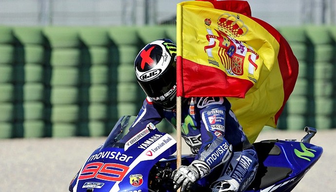 Jorge Lorenzo campeão MotoGP (Foto: EFE)