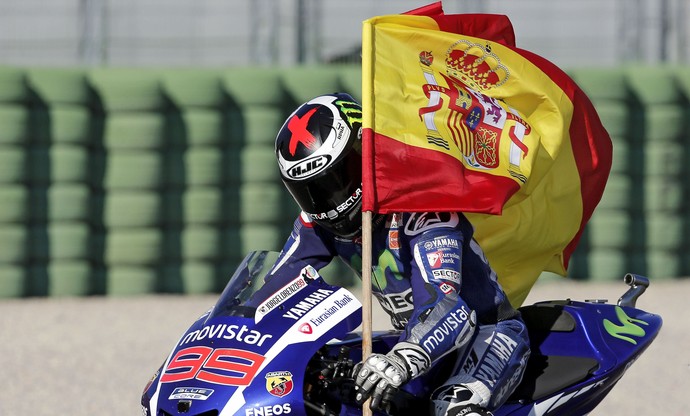 Jorge Lorenzo campeão GP de Valência (Foto: Manuel Bruque/EFE)