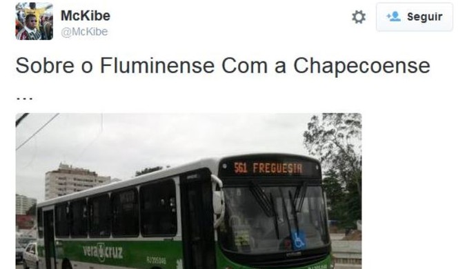 Chape x Flu zoação (Foto: Reprodução/Twitter)