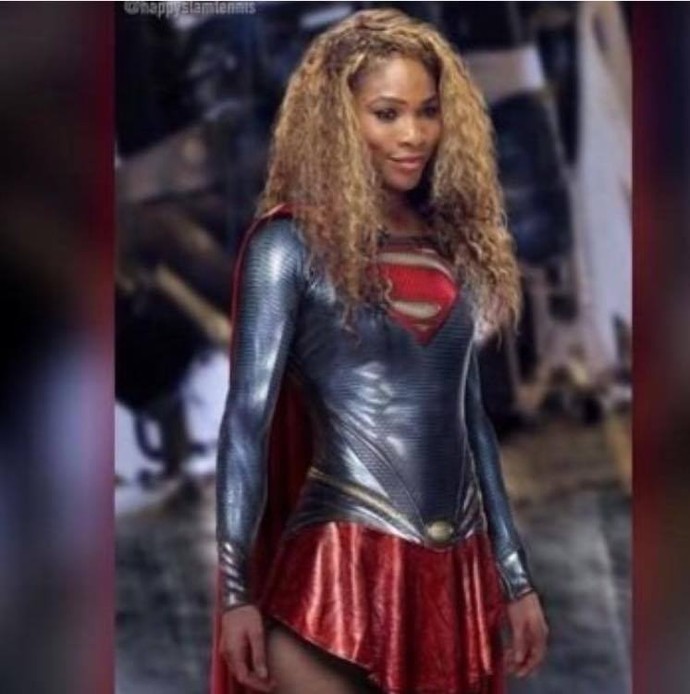 Serena Williams herói super woman (Foto: Reprodução / Facebook)