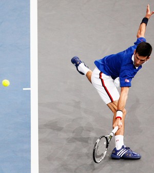 Novak Djokovic - oitavas de final Masters de Paris (Foto: Getty Images)