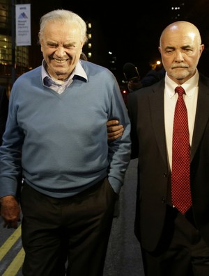 José Maria Marin deixa corte no Brooklyn (Foto: AP)