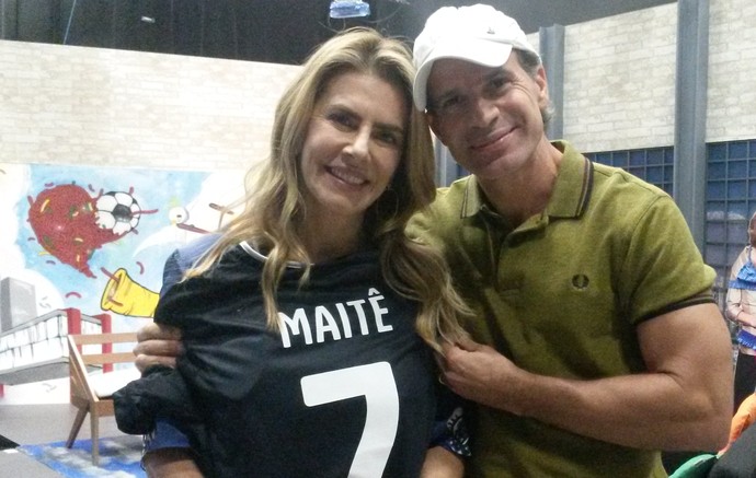 Maite Proeça e Tulio (Foto: Marcelo Monteiro / SporTV.com)