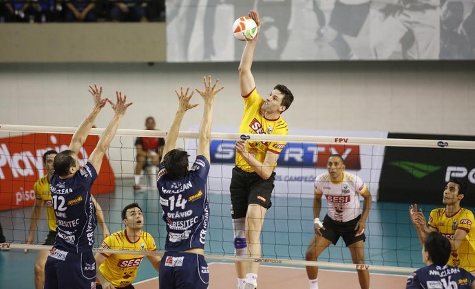 Taubaté Sesi final Paulista de Vôlei em SP (Foto: Everton Amaro - Sesi-SP/ Divulgação)