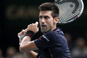 Novak Djokovic x Milos Raonic final do Masters 1000 de Paris (Foto: Reuters)