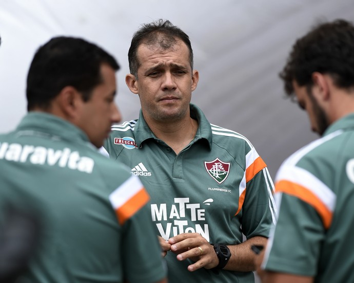 Eduardo Baptista durante Fluminense x Vasco (Foto: André Durão)