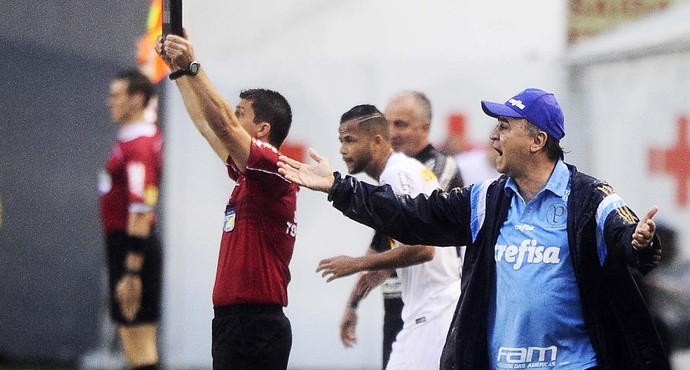 Santos x Palmeiras Marcelo Oliveira (Foto: Marcos Ribolli)