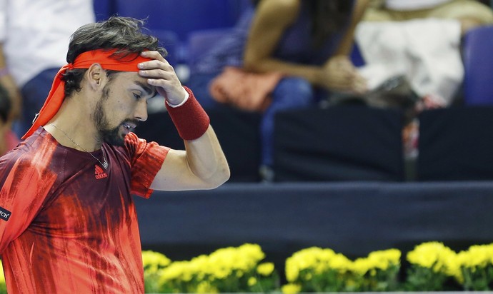 Fabio Fognini é derrotado no ATP de Valencia para Mischa Zverev (Foto: EFE)