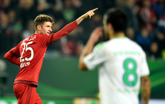 Thomas Müller Bayern Wolfsburg (Foto: Reuters)