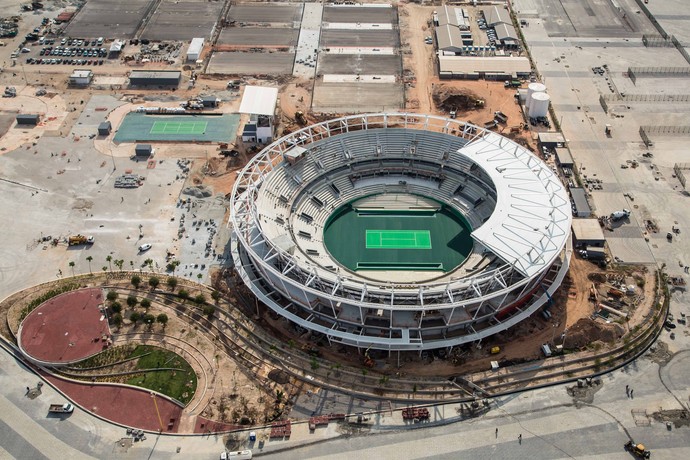 Centro de Tênis no Parque Olímpico (Foto: Renato Sette Câmara/Prefeitura do Rio)