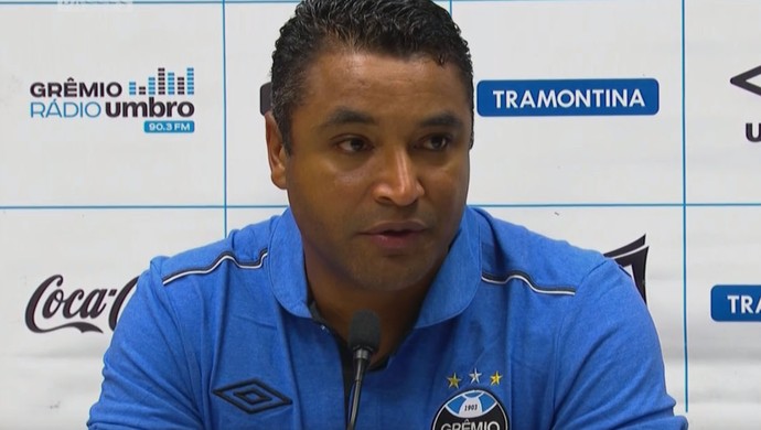 Roger, técnico do Grêmio (Foto: Reprodução / SporTV)